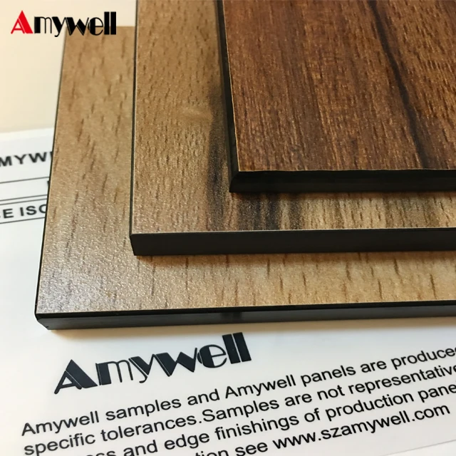 
China colorful new wood pattern phenolic textured 5mm compact laminate hpl 