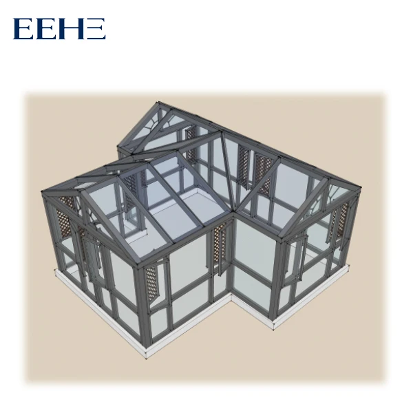 
victorian sun room for garden, full glass house 