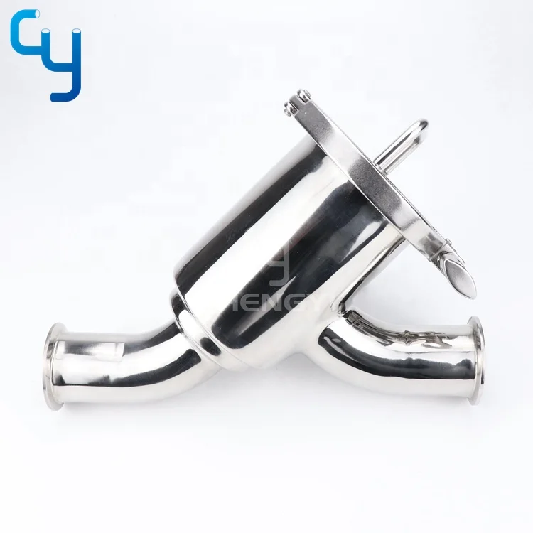 Stainless steel sanitary Y type strainer