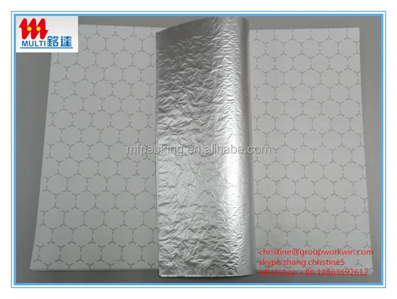 aluminum foil paper,printed laminate aluminum foil paper sheet for hamburger sandwich wrapper,food packing aluminum foil paper
