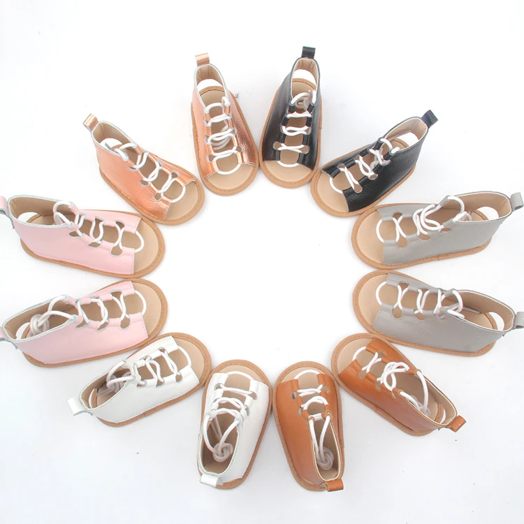Недорогие босоножки унисекс ручной работы, оптовая продажа, Очаровательные смешанные цвета, Необычные босоножки для малышей