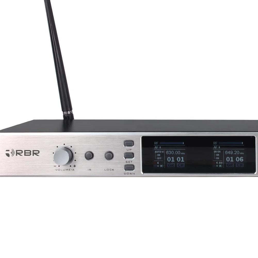 2020 style bm722k silver colour home KTV uhf wireless mic