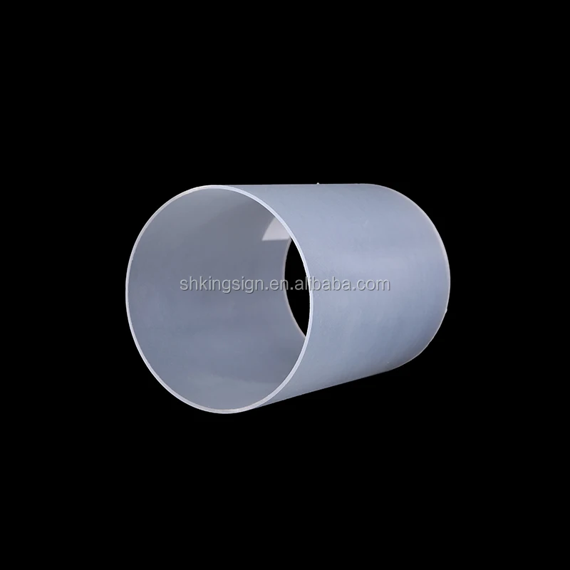 Kingsign manufacture big diameter white or frosted acrylic tube