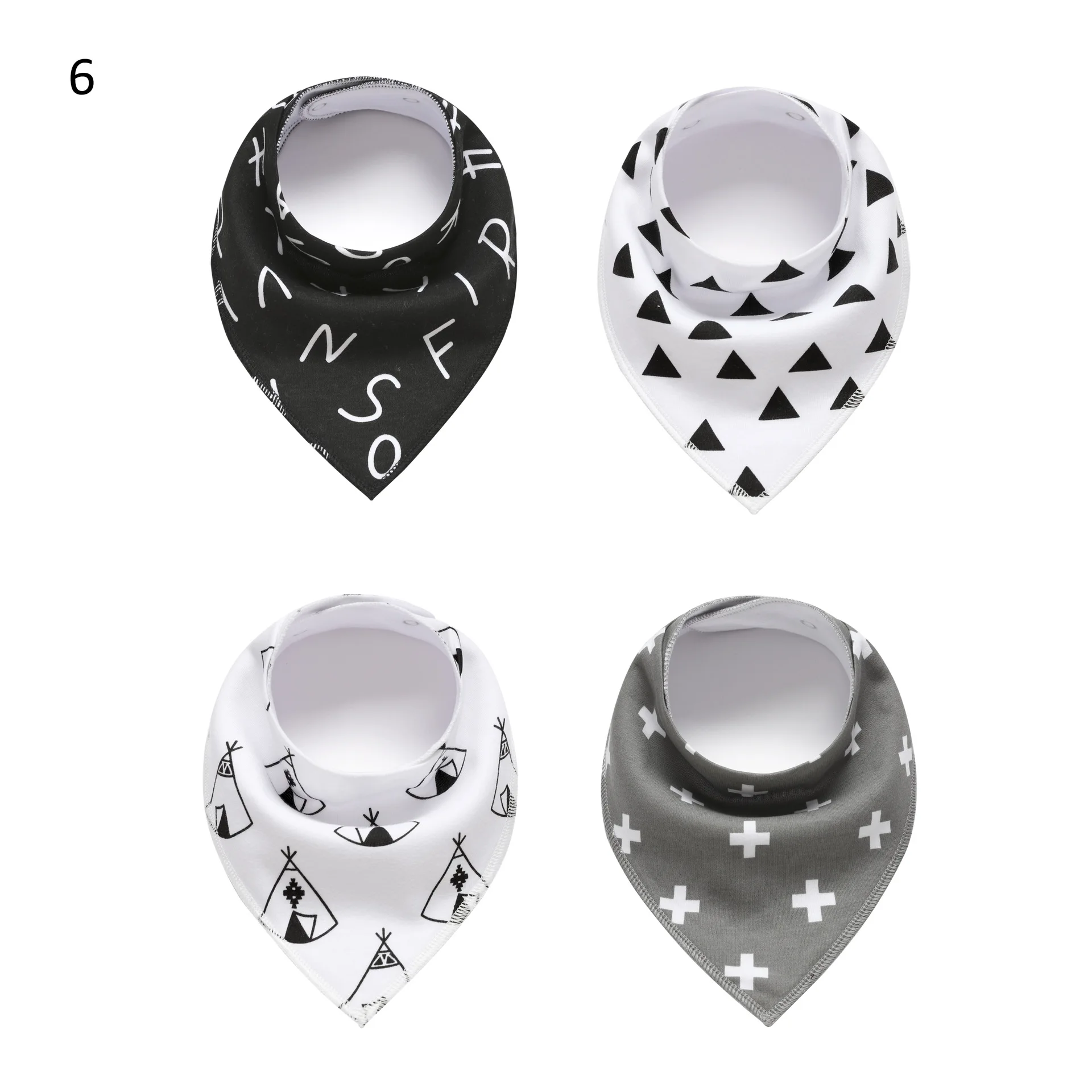 Wholesale Cotton Adjustable Cheap Custom Print Logo Dog Bandana for Pet