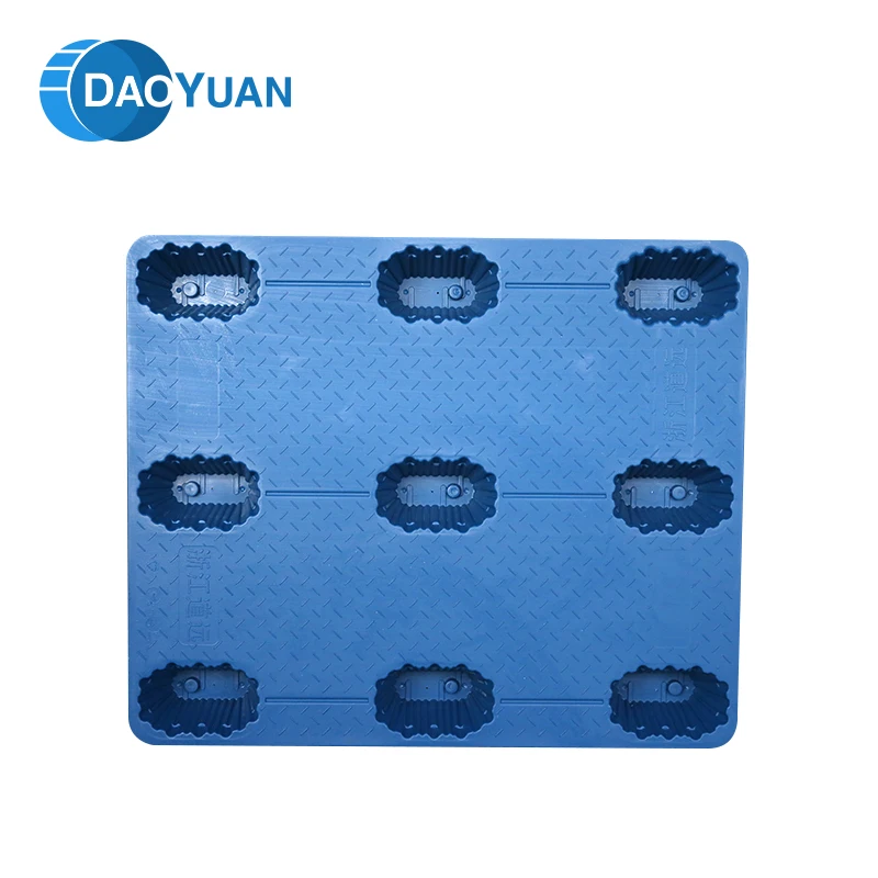 Newest 9 feet 1000*1000 anti-slip plastic pallet light duty