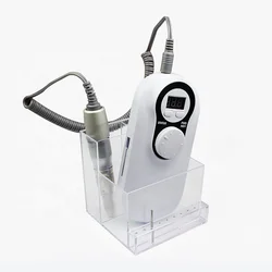 Plastic Nail Supplies Storage Box Rectangle Nail Brushes Case