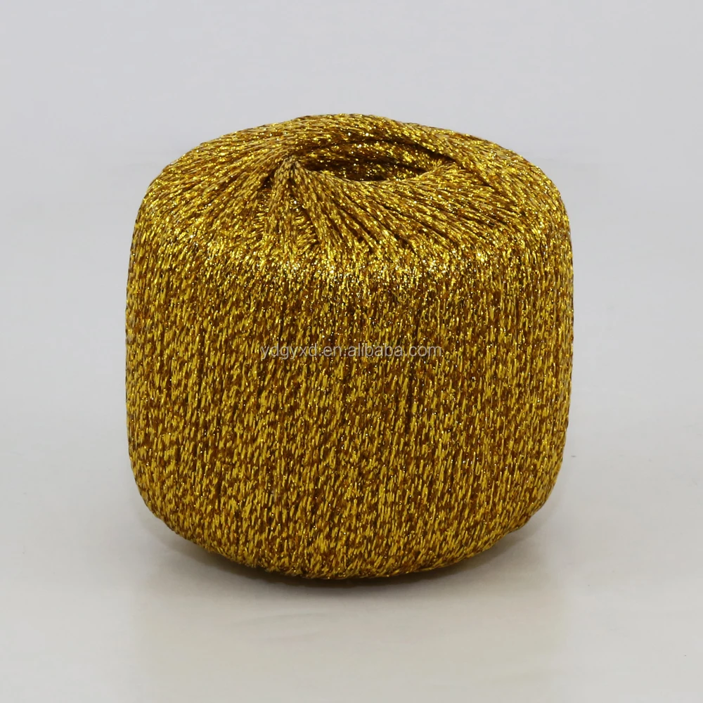 
Metallic Gold Lurex Embroidery Yarn For Sewing 