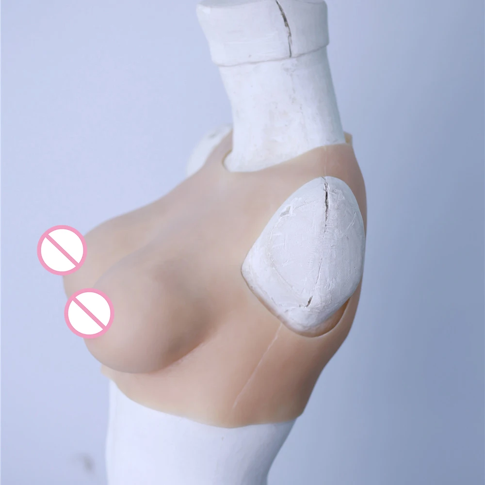 C Cup Male Tit False Boobs Drag Queen Crossdresseing Breast Form For Crossdresser women