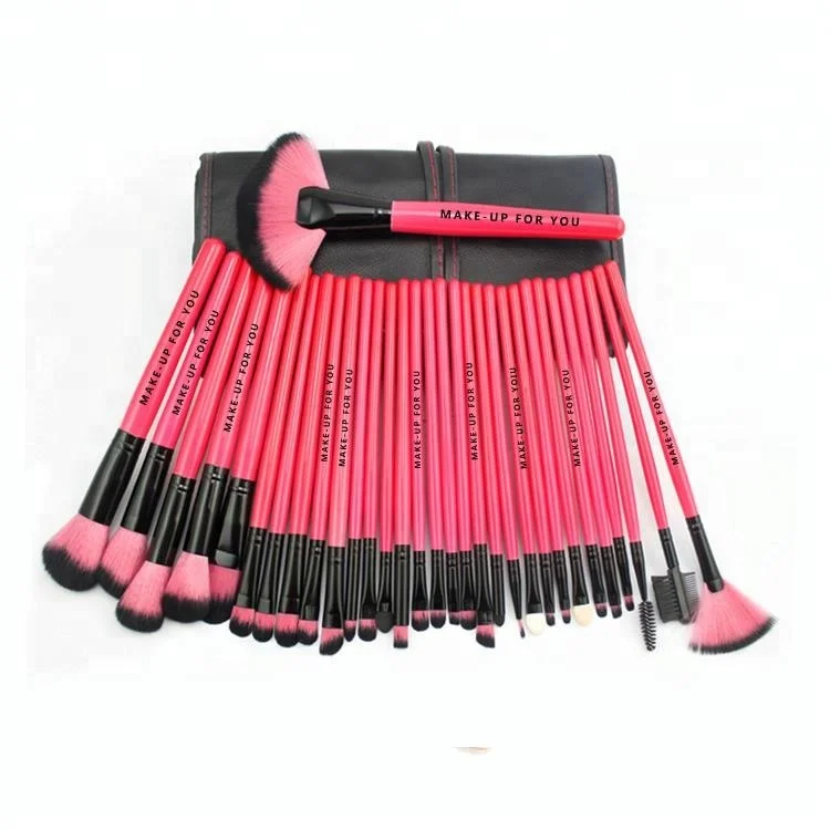 Professional MAKE-UP Kit Manufacturer 32 pcs Synthetic Hair Makeup Brush Set