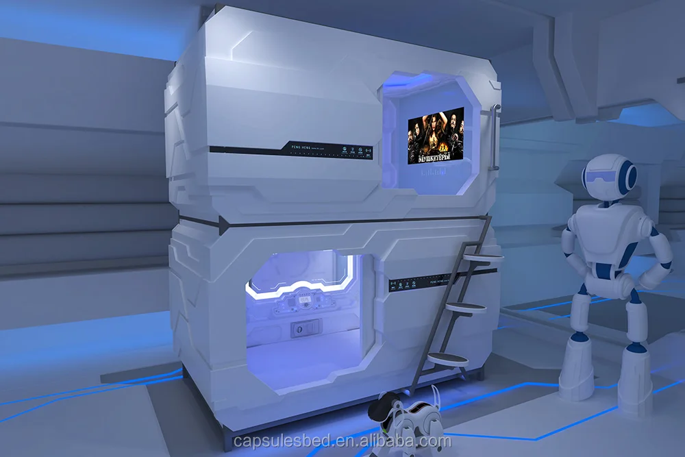 Top sale commercial furniture capsule hotel bed