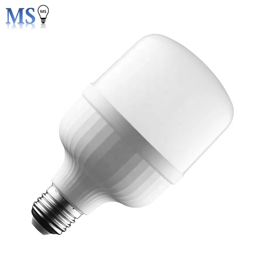 Zhongshan factory 6500K E27 B22 20W 30W 40W 45W 55W T Series led bulb