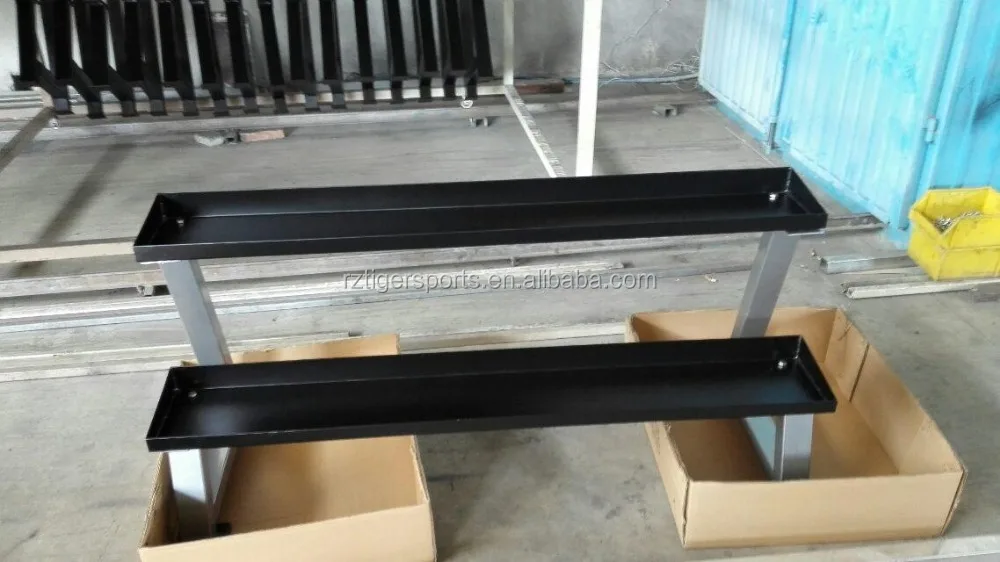 Custom gym storage rack two or three tire level kettlebell rack