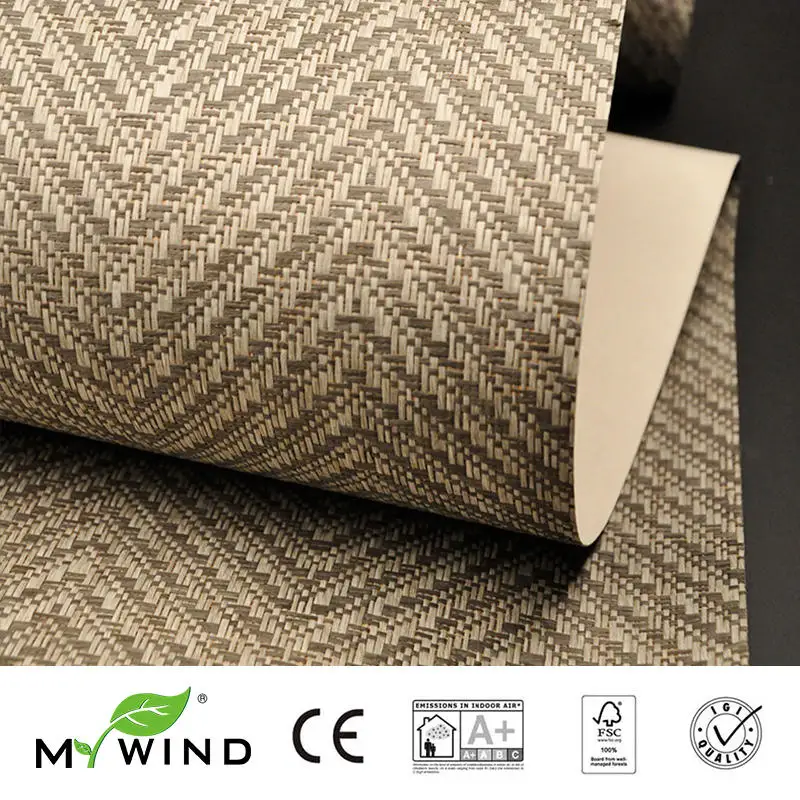 Free sample mywind living room curtains Luxury 3D design home decor wall paper wallpaper