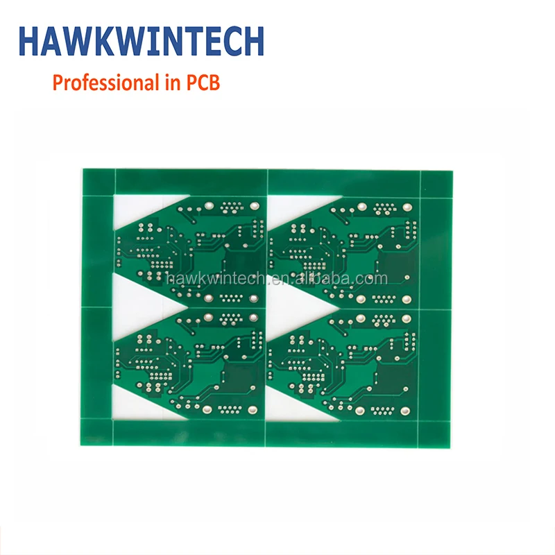 4 layer multilayer pcb semicircle lead free HAL fr4 pcb circuit boards PCB assembly