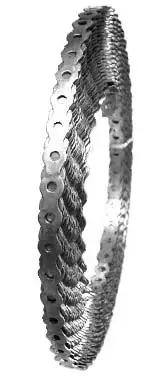 оцинкованной стали перфорированные полосы ремни волнового типа/ленты фиксации