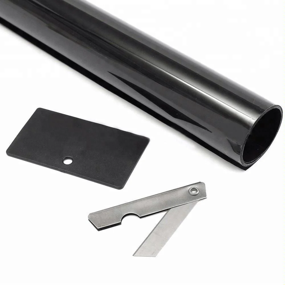 Черная Тонировочная пленка для окон Нэнси 20% года тонированная окрашенная на солнечных батареях