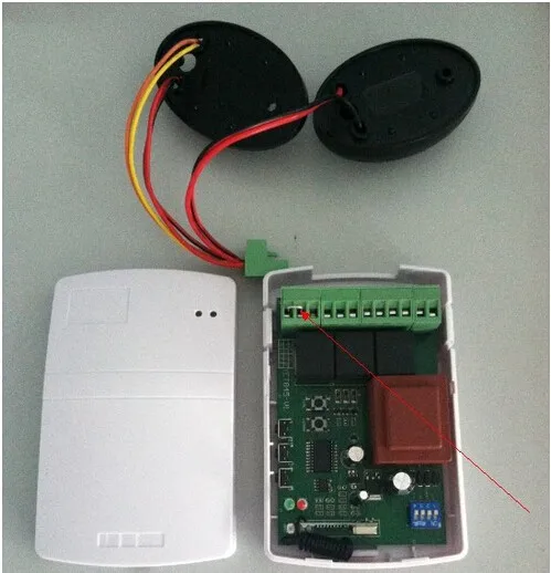 Open code wireless transmitter and receiver Rolling shutter 110V - 220V multi functions tubular motor receiver controller YET845
