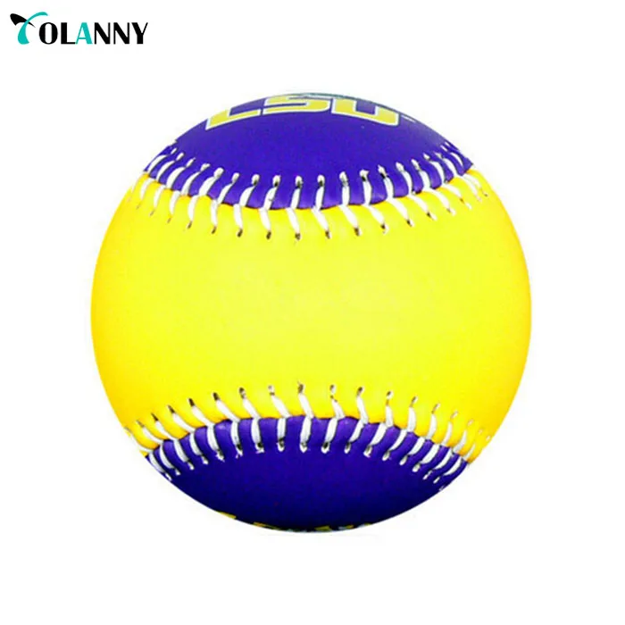 
best seller eco-friendly PVC wholesale durable training custom color baseball ball 