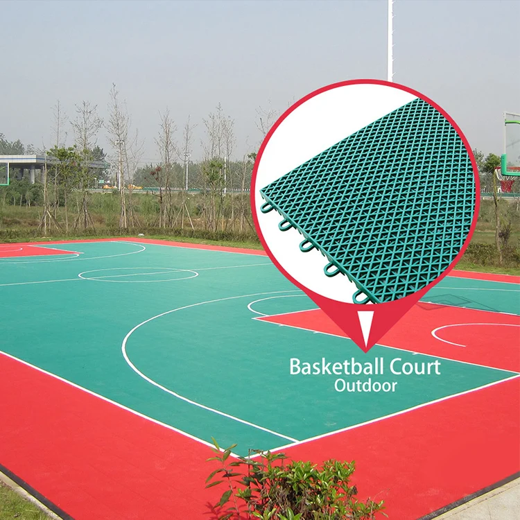
Customized professional outdoor sports floor for basketball courts 