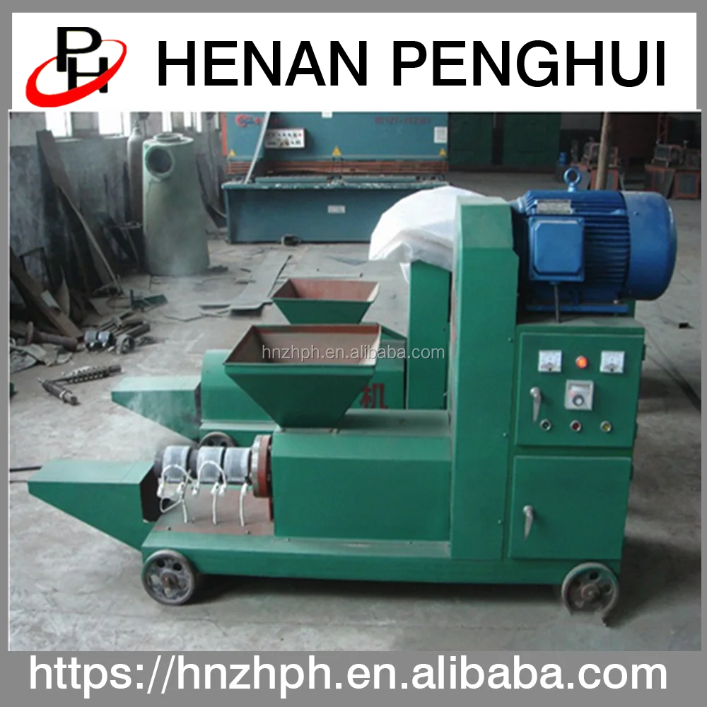 High Efficiency Corn Cob Straw Hay Sugarcane Bagasse Charcoal Powder Briquette Machine