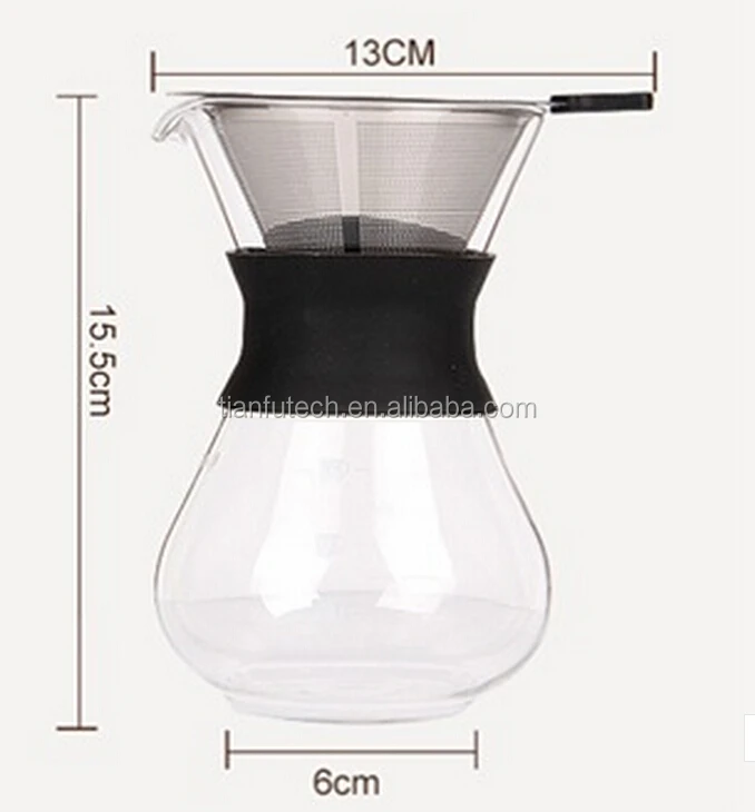 Hot Selling Exquisite Manual Drip Glass Coffee Maker