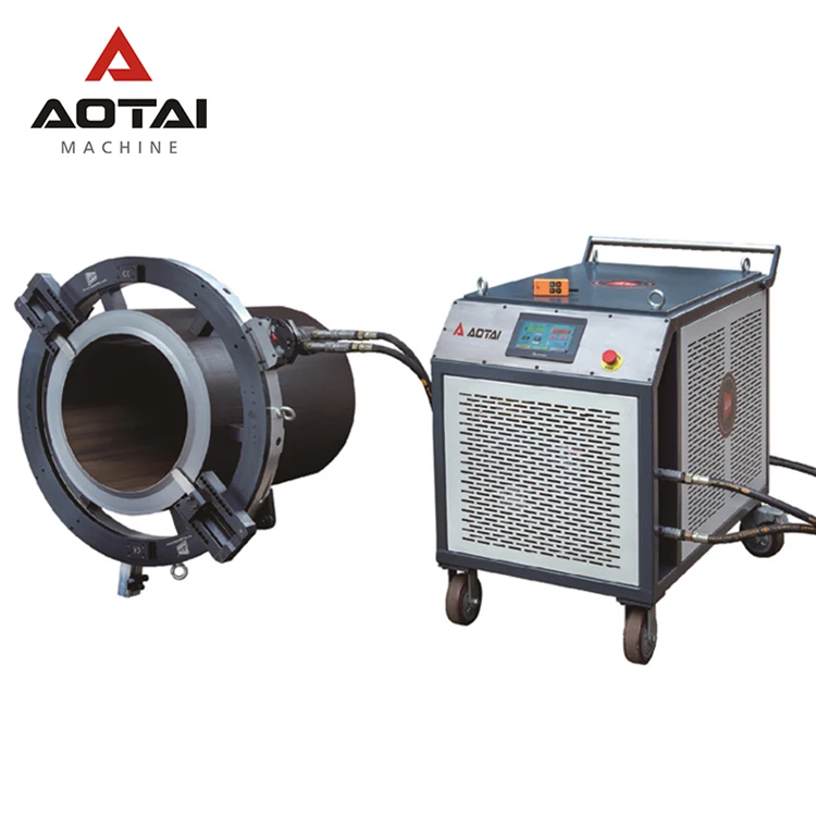 Electric orbital pipe split frame cold cutting and beveling or grooving milling machine