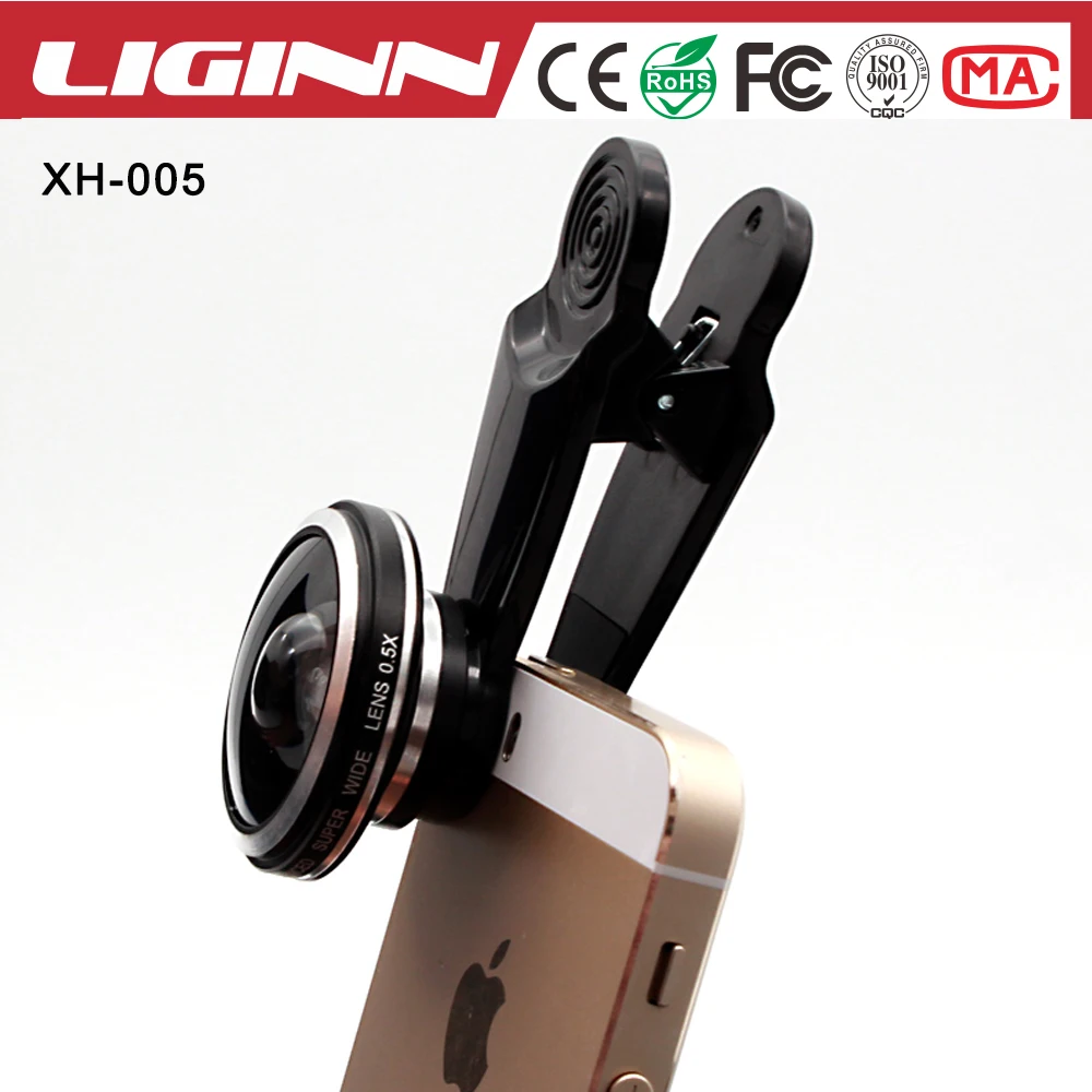 китайский поставщик рождественский подарок профессиональные внешнего рассеивателя 0.5x HD широкоугольный объектив телефон объект