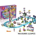 Lepin 01008 Model building kits compatible city girls friend Amusement Park 3D blocks Educational model building