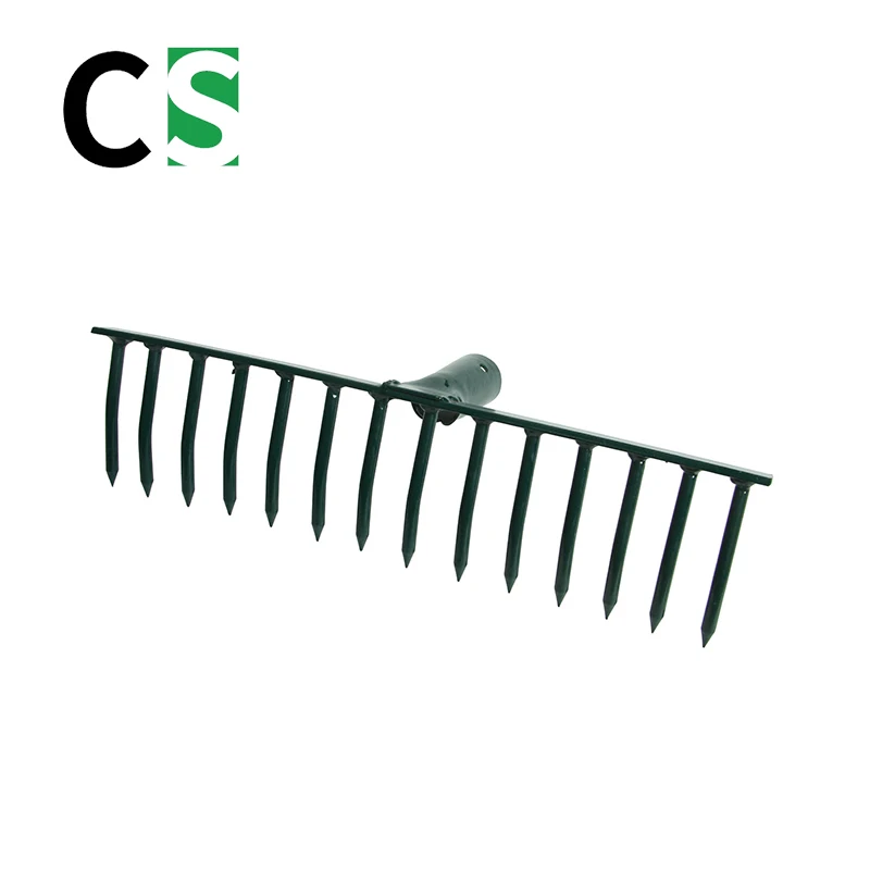 
Caisheng Iron lawn grass heads garden rake small agricultural tools 