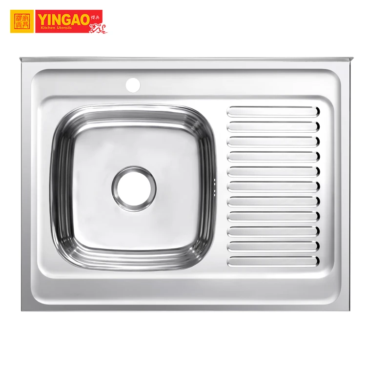 Modern Fashion Stainless Steel Wash Basin Metal Italian Kitchen Sink