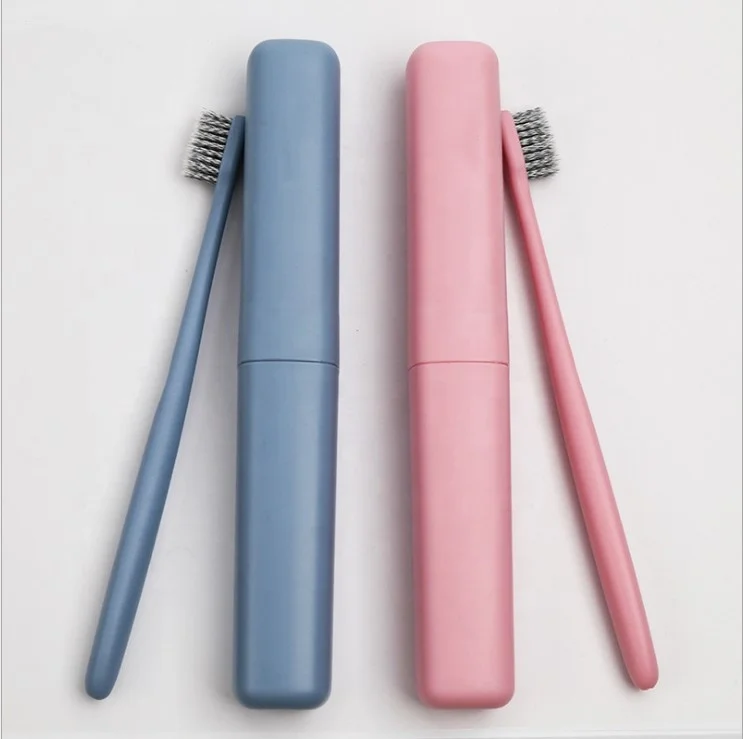 Фабричная оптовая продажа, индивидуальная дорожная бамбуковая зубная щетка, Экологически чистая бамбуковая зубная щетка