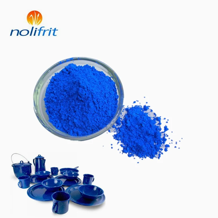 High temperature resistance prussian blue pigment for porcelain enamel product