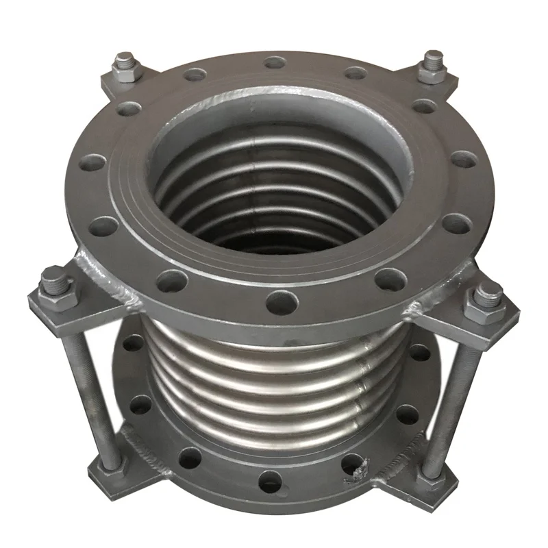 Pipe vibration isolator bellows expansion joint flexible compensator