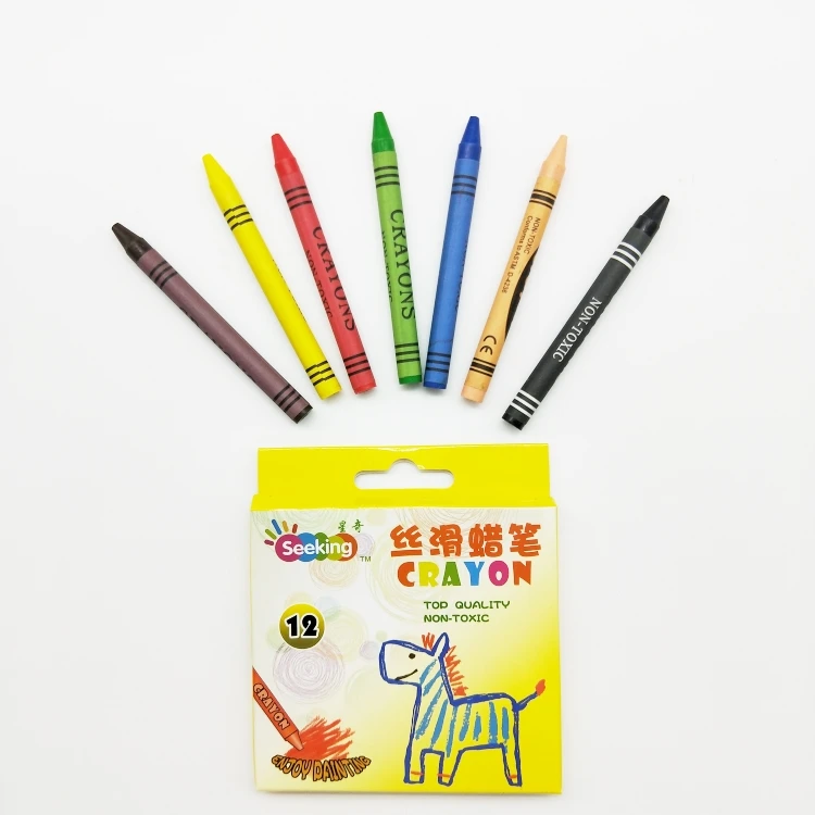 6 colors 12 colors kids craft set crayon colour painting kindergarten gift set