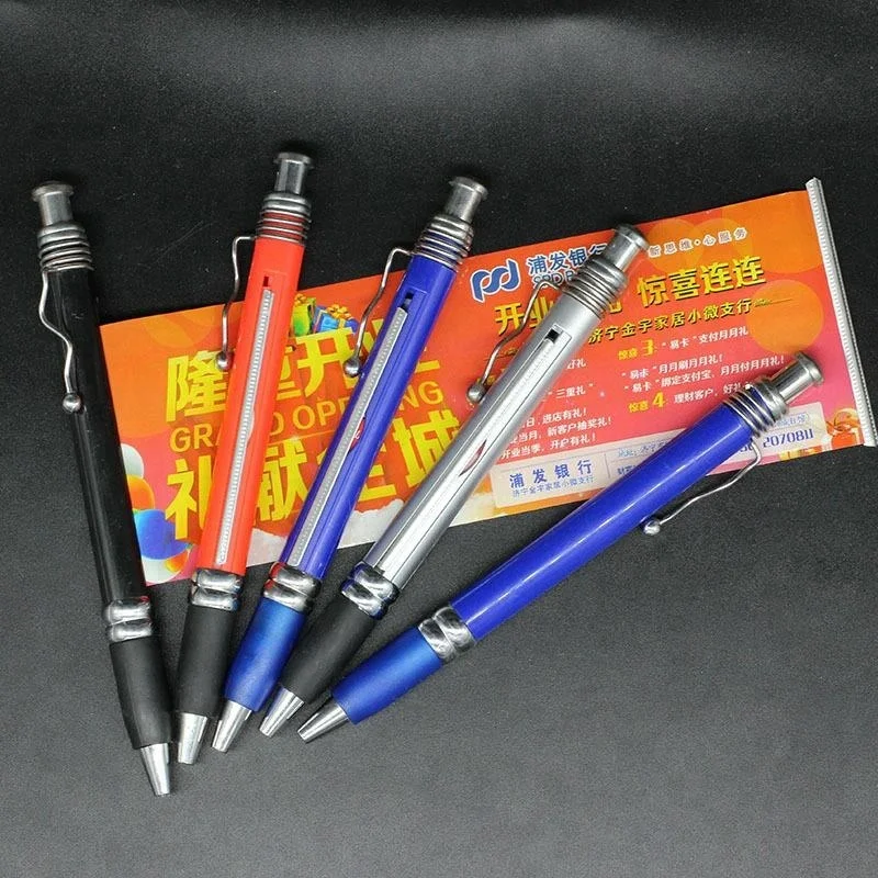 cheap custom promotional ball pens scrolling message banner pen flag pen