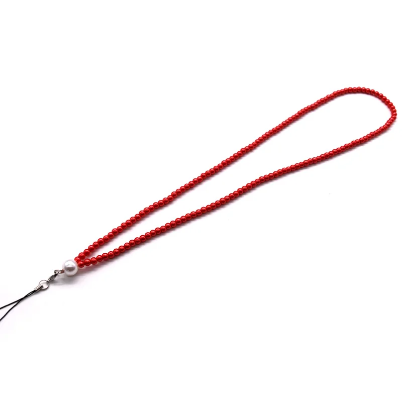 
China Manufacturer custom beaded rhinestone phone lanyard for key 