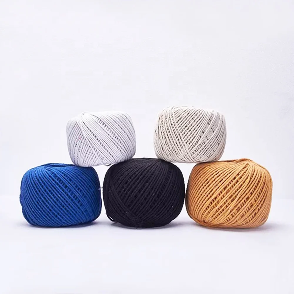 
Double color cotton bakers twine bag string OEM rope set 