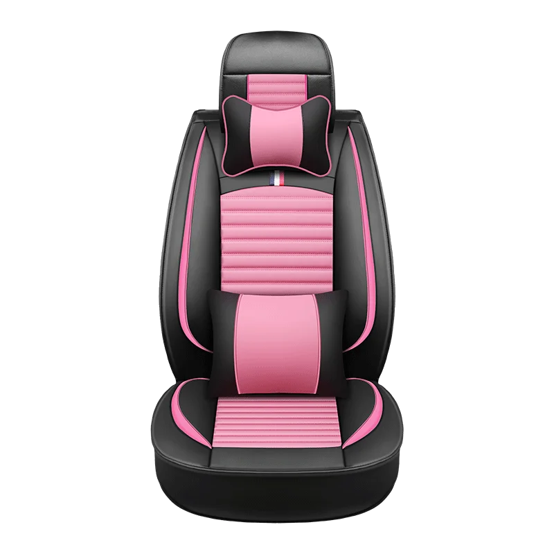Supply Amazon Drop shipping Luxury Car Seat Covers Waterproof 5d Universal Full Set PU Leather Auto Seat Covers with Good Price