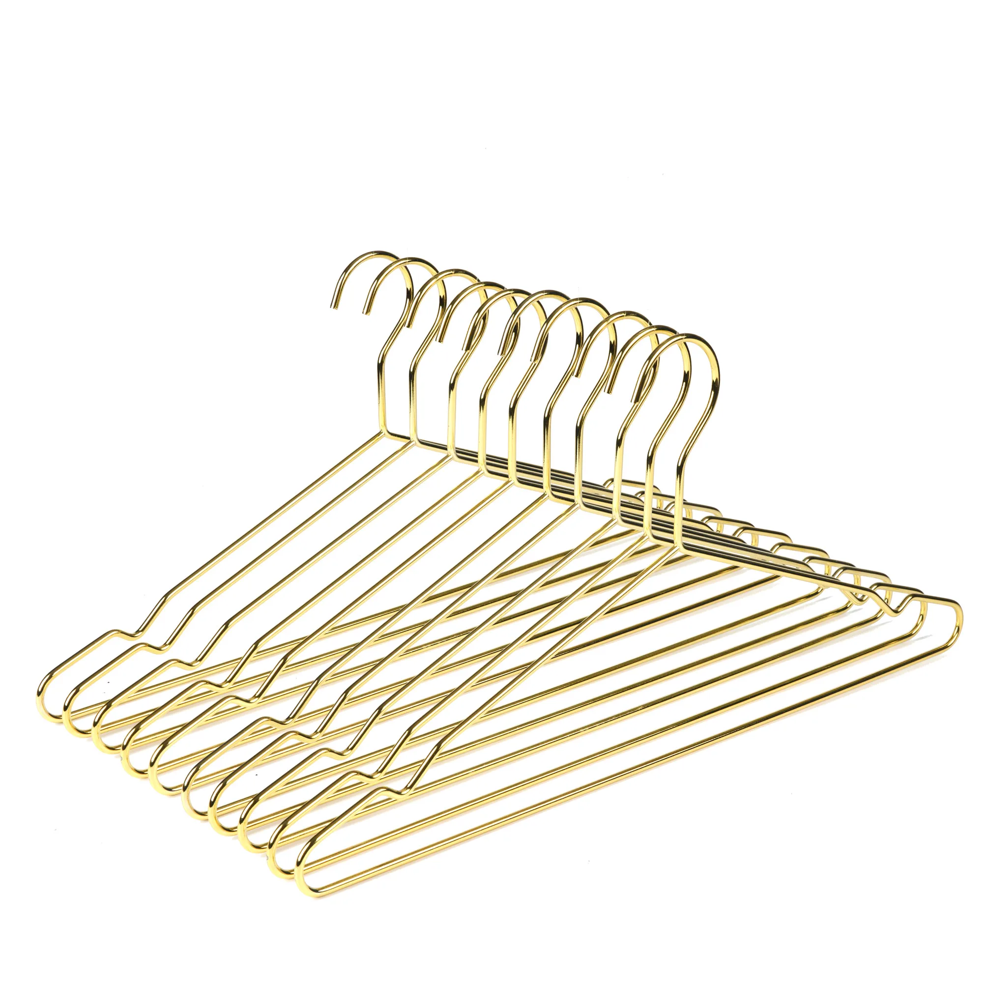 High quality wire in bulk gold metal hangers