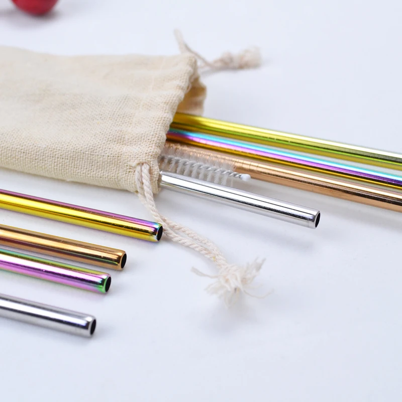 
Promotion product drinking straw metal drinking straws 