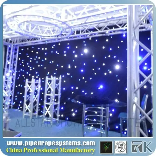 led wedding lighted curtain star cloth backdrop