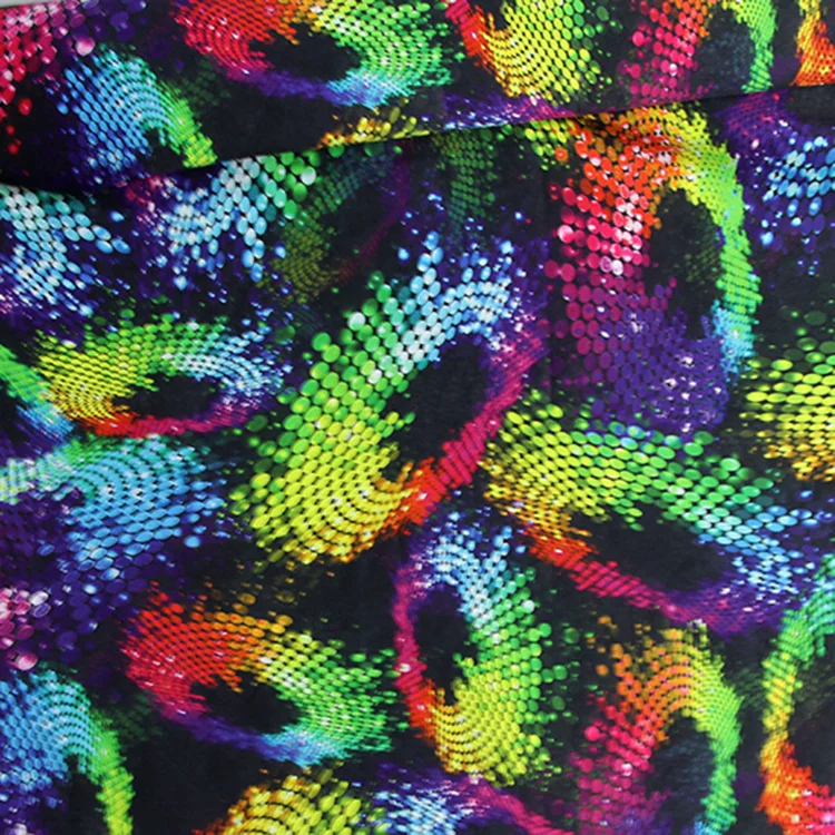 Factory Price Organic Recycled Cotton Nature Print Fabric baumwolle stoff