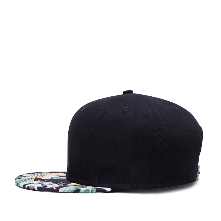 
High quality 6 panel tri-color applique snapback hip hop hats caps 