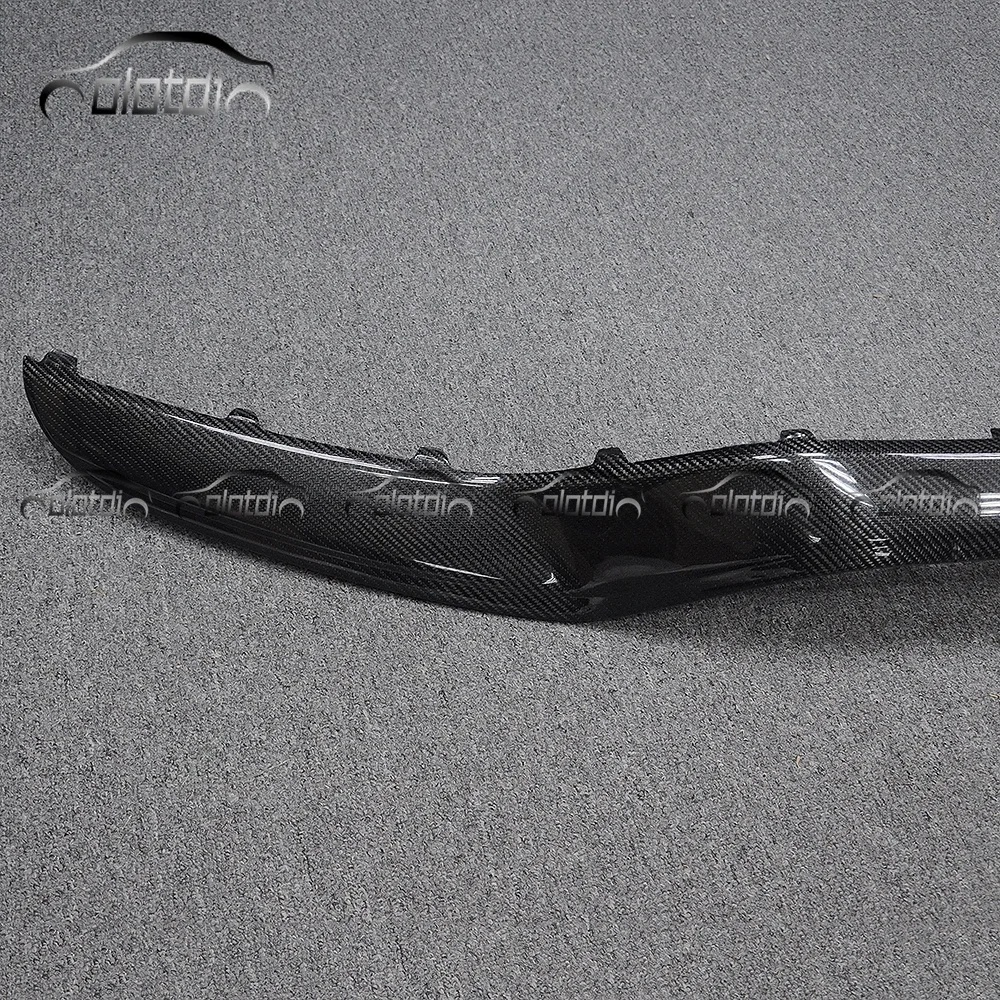 Carbon Chin Spoiler Wing Splitter Flap Canards Front Bumper Lip for Mercedes Benz W205 C63 Car Body Kits