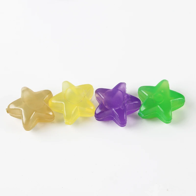 BPA -free reusable star design ice cube with color variation