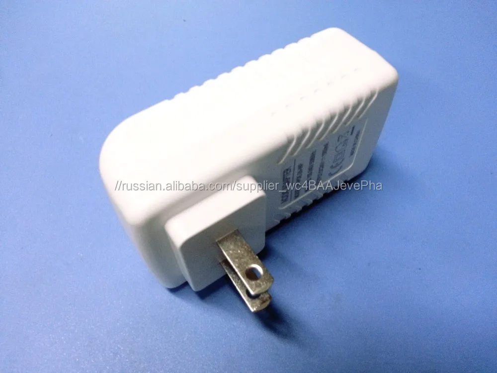 PoE инжектор 24Vdc 15W адаптер PoE пассивный сплиттер PoE для камеры CCTV / PoE коммутатор / IP-телефон