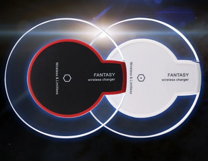 High Quality Fast K9 Wireless charger Qi wireless charger Portable wireless Phone Charger with LED Light For iphone  samsung