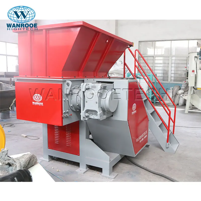 Single Shaft Wood Pallet Plastic Recycling Machine Single Shaft Shredder Machine