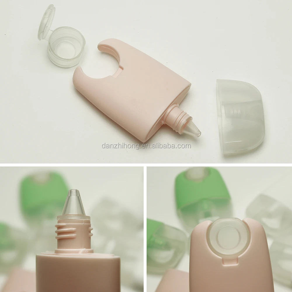 20ml cosmetic facial plastic bb cream tube with 3g travel jar