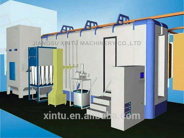 Electrostatic powder coating&spray line powder painting line high quality